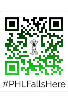 #PHLFallsHere - QR Code Stickers for Events, Laptop Decals, Customizable Stickers, Festival Decor, Perfect for Social Media Promotions