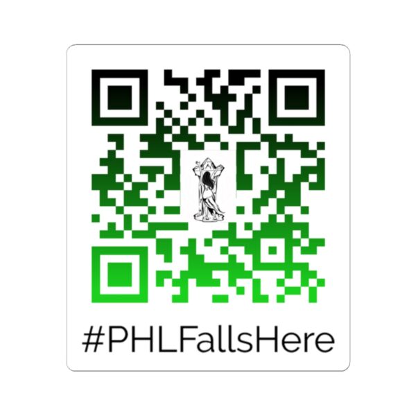 #PHLFallsHere - QR Code Stickers for Events, Laptop Decals, Customizable Stickers, Festival Decor, Perfect for Social Media Promotions