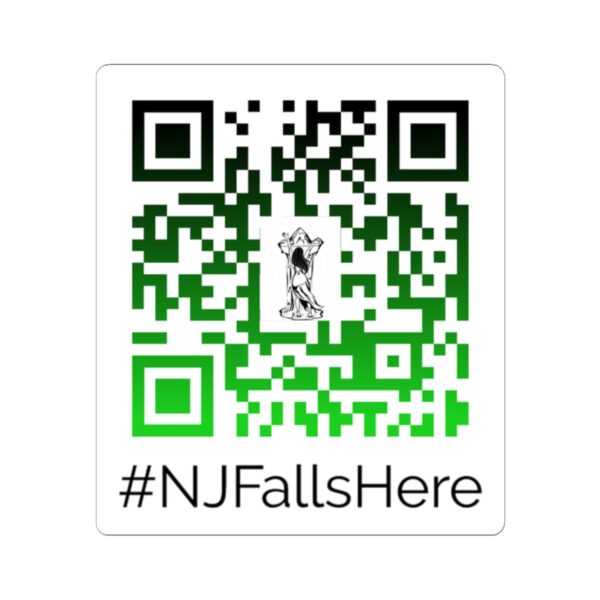 #NJFallsHere - New Jersey Themed Kiss-Cut Stickers, Laptop Decor, Travel Souvenir, Fun Gift, #NJFallsHere Merchandise