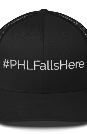PHL Falls Here Trucker Cap – White