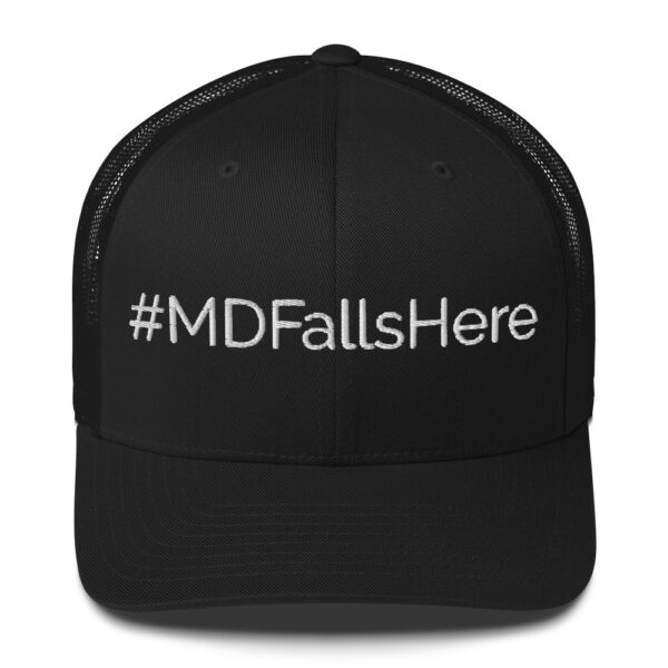 #MDFallshere Trucker Cap- White