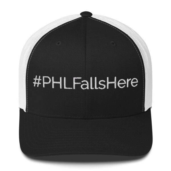 #PHLFallshere Trucker Cap- White - Image 2