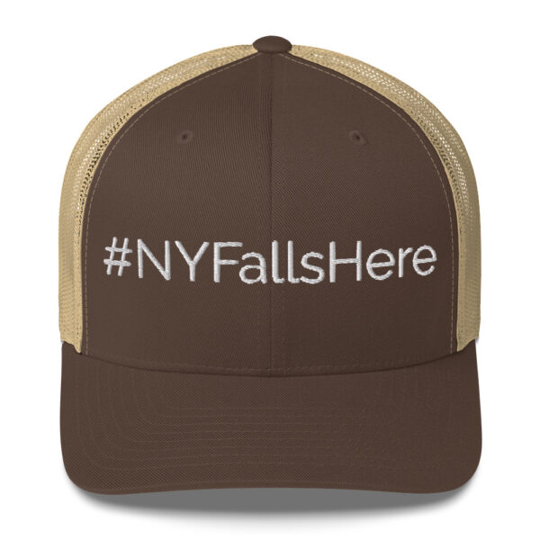 #NYFallshere Trucker Cap- White - Image 7
