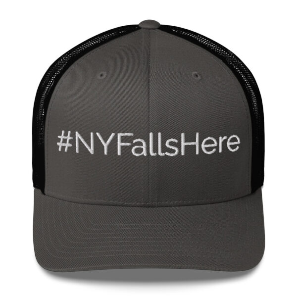 #NYFallshere Trucker Cap- White - Image 5