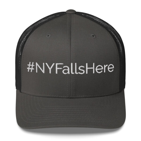#NYFallshere Trucker Cap- White - Image 6