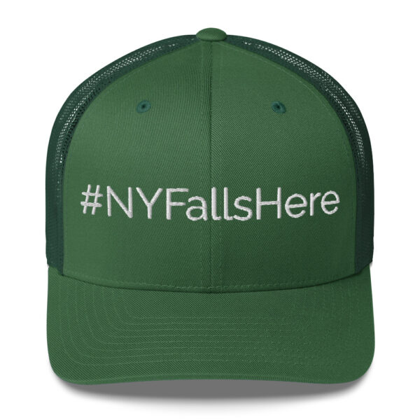 #NYFallshere Trucker Cap- White - Image 9