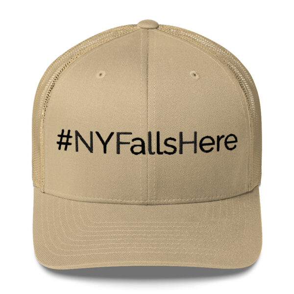 #NYFallshere Trucker Cap- Black - Image 6