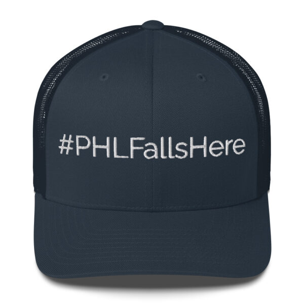 #PHLFallshere Trucker Cap- White - Image 3