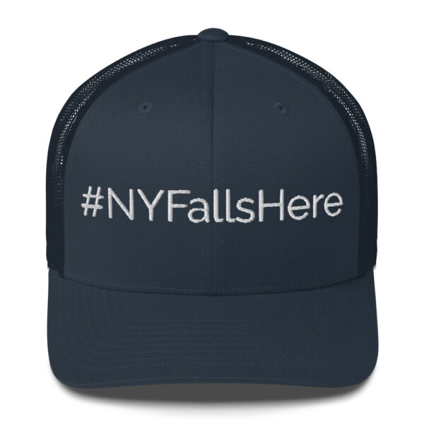 #NYFallshere Trucker Cap- White - Image 3