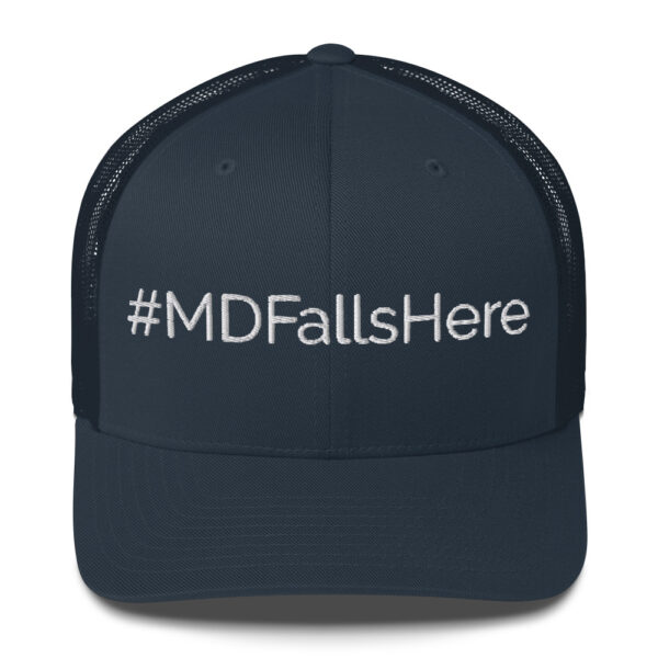 #MDFallshere Trucker Cap- White - Image 3