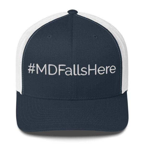 #MDFallshere Trucker Cap- White - Image 4
