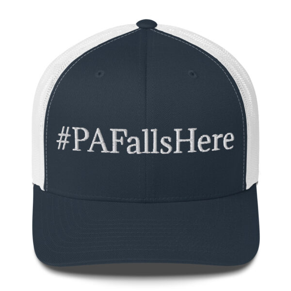 #PAFallshere Trucker Cap- White - Image 4