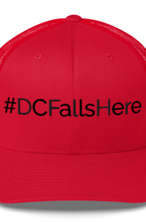 DC Falls Here Trucker Cap – Black
