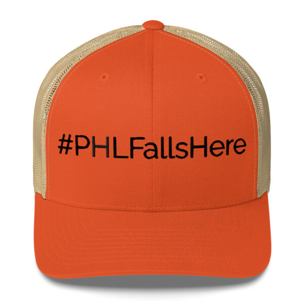 #PHLFallshere Trucker Cap- Black - Image 2