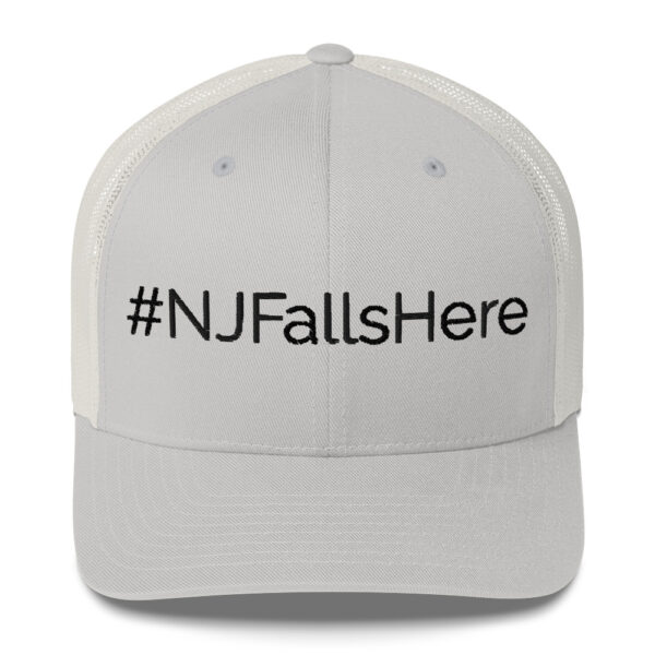 #NJFallshere Trucker Cap- Black - Image 5
