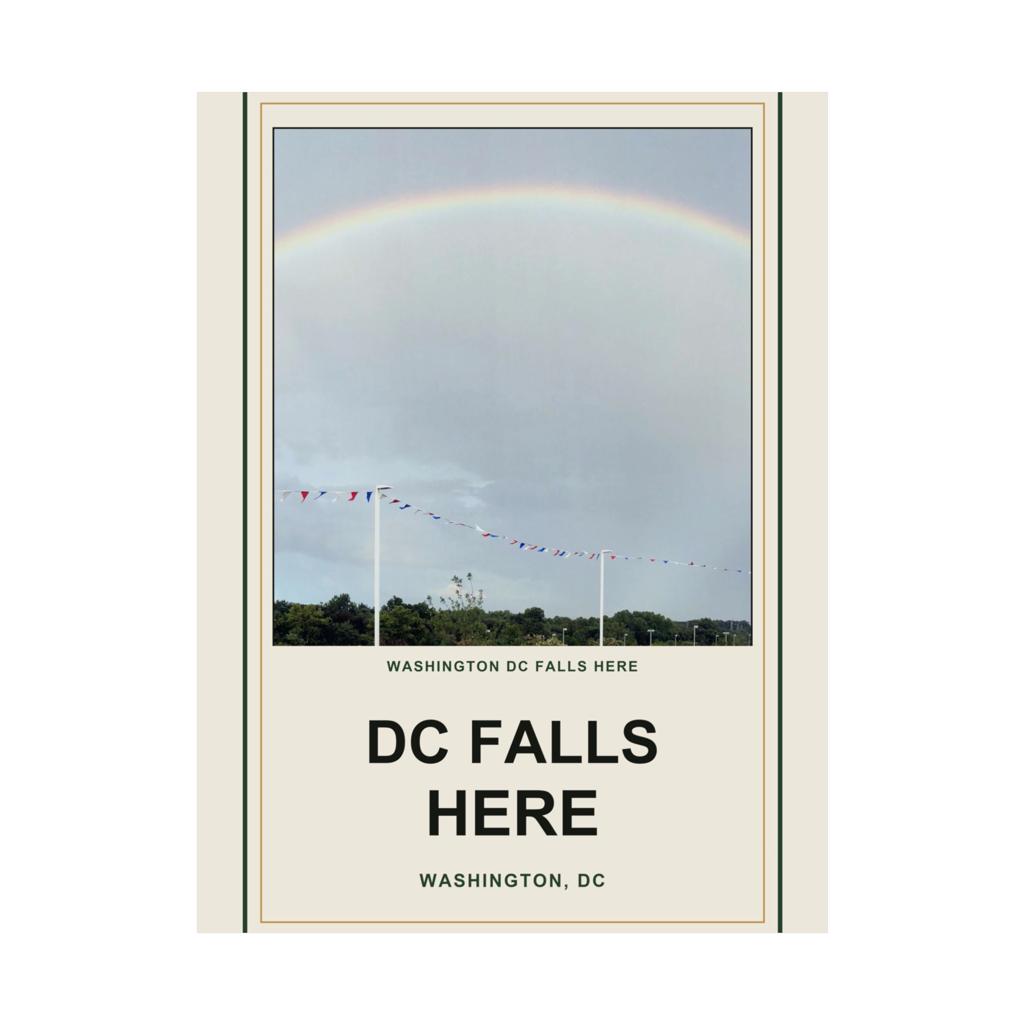 DC Falls Here Vintage Poster - Image 62