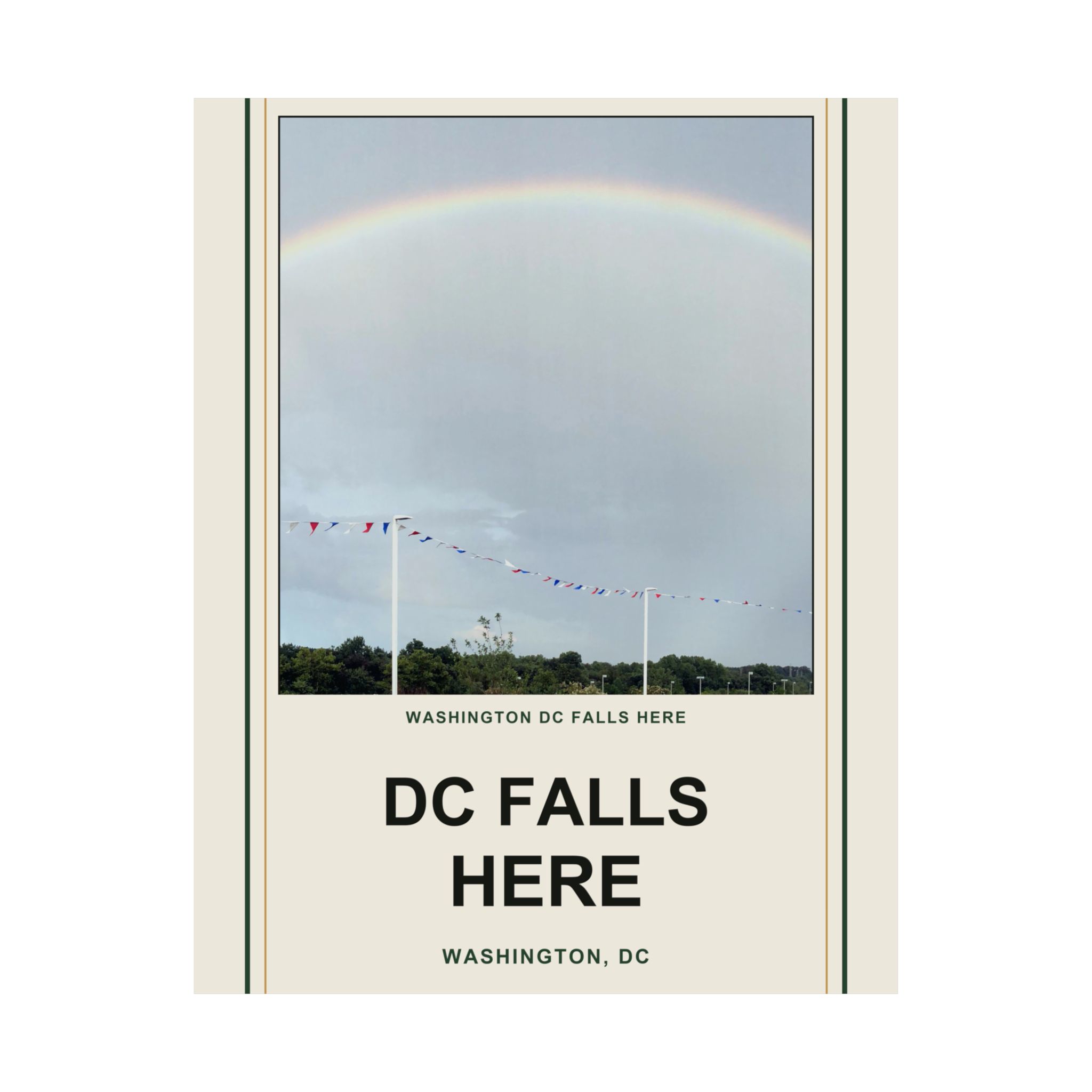 DC Falls Here Vintage Poster - Image 18