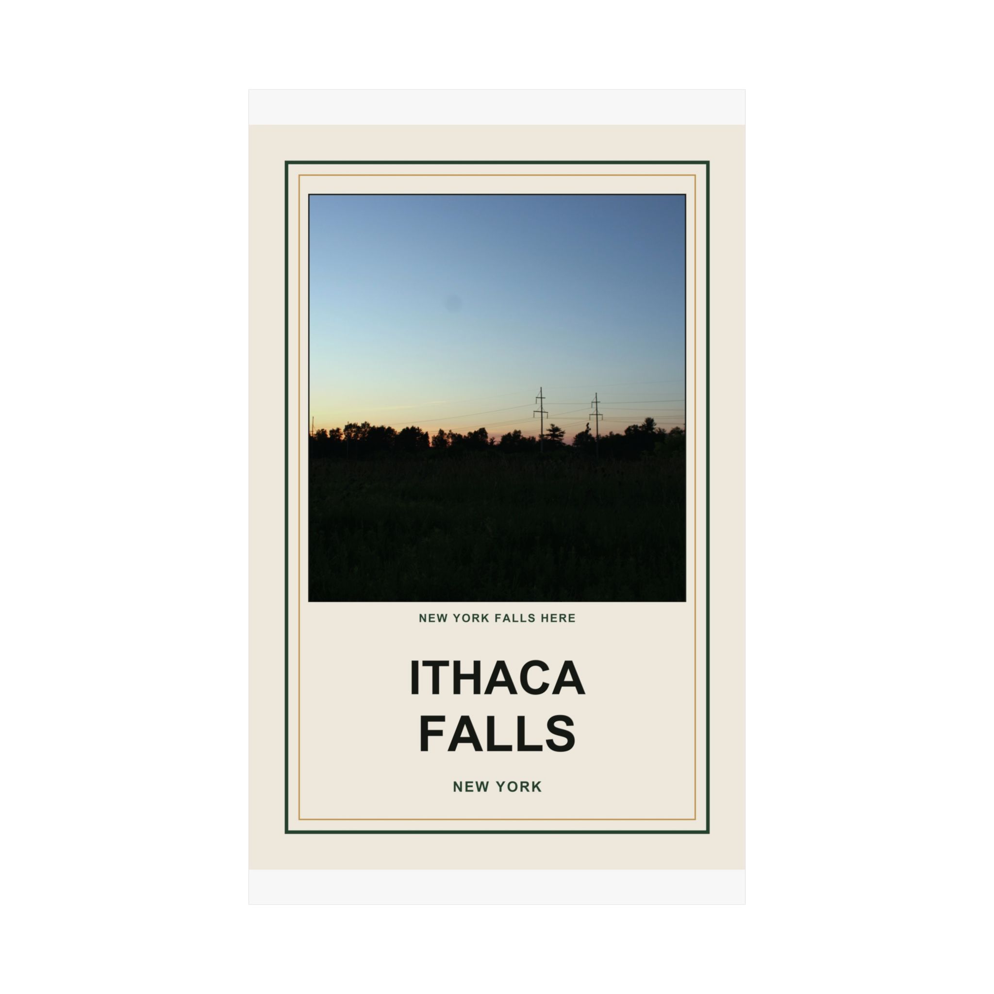 Ithaca Falls Vintage Poster - Image 50
