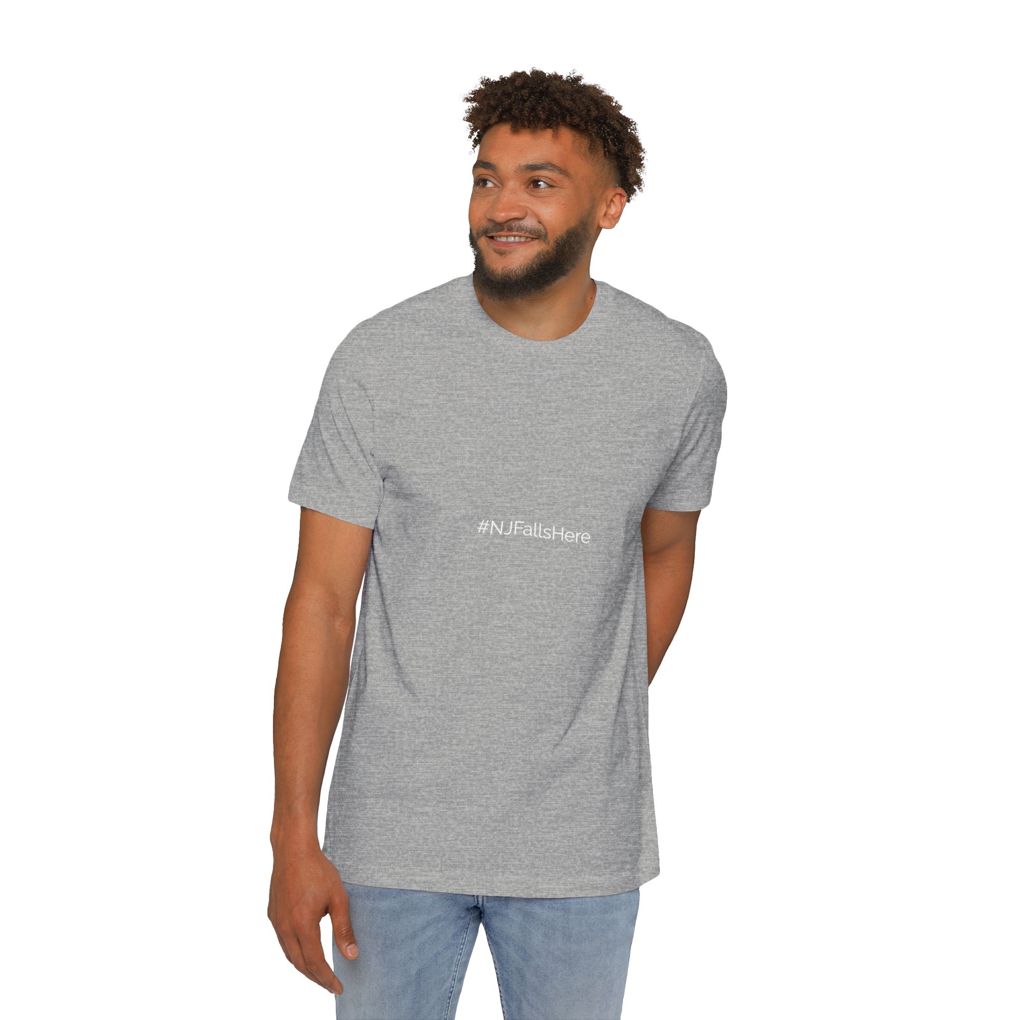 NJ Falls Here Essential T-Shirt - Image 11