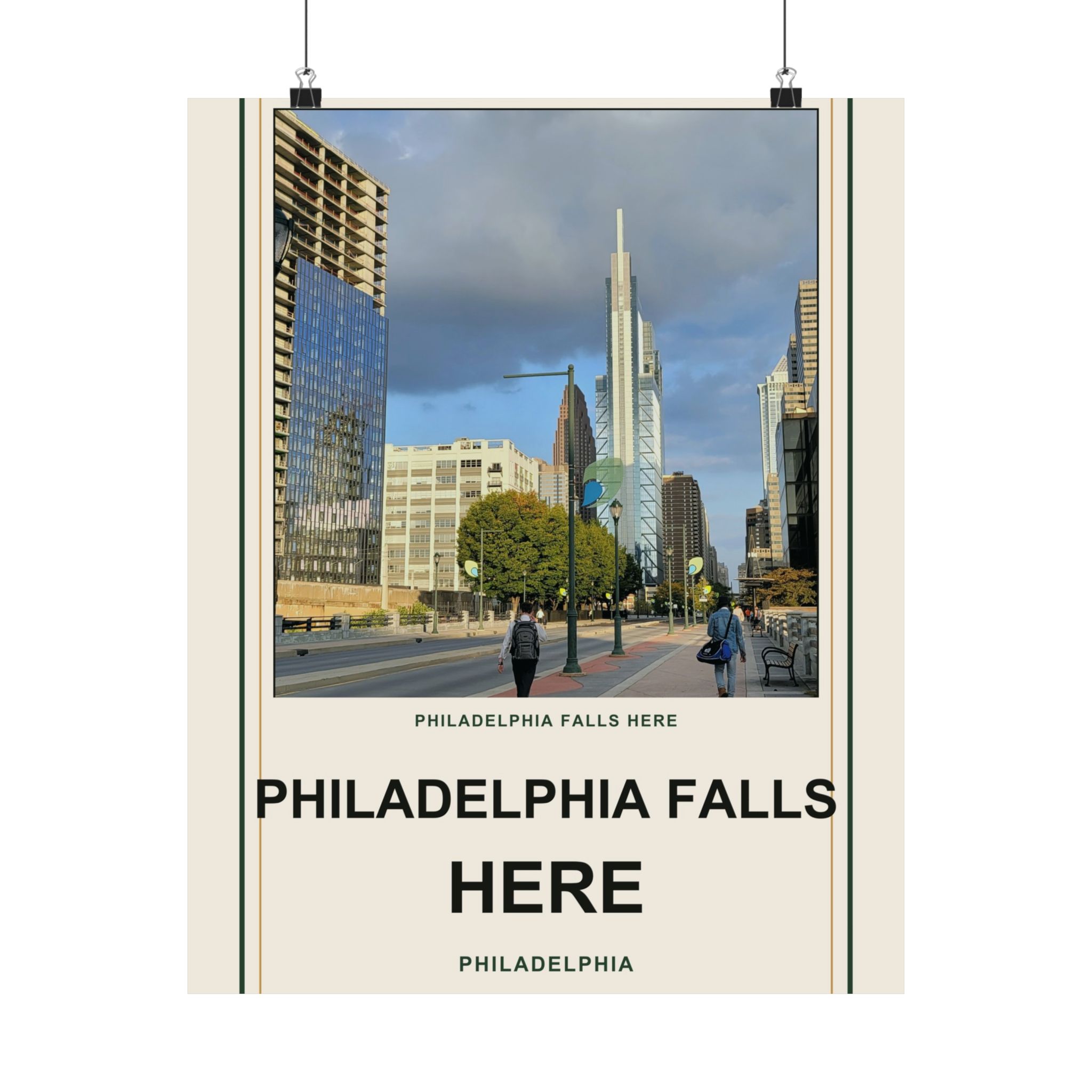 Philadelphia Falls Here Vintage Poster - Image 53