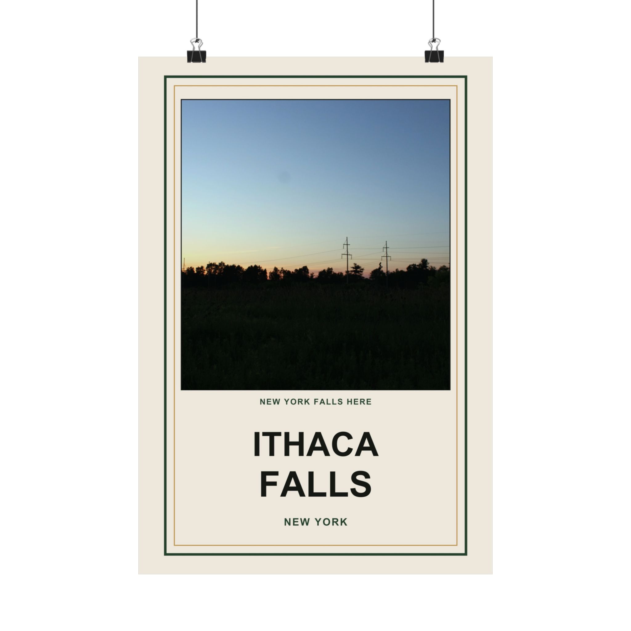 Ithaca Falls Vintage Poster - Image 41