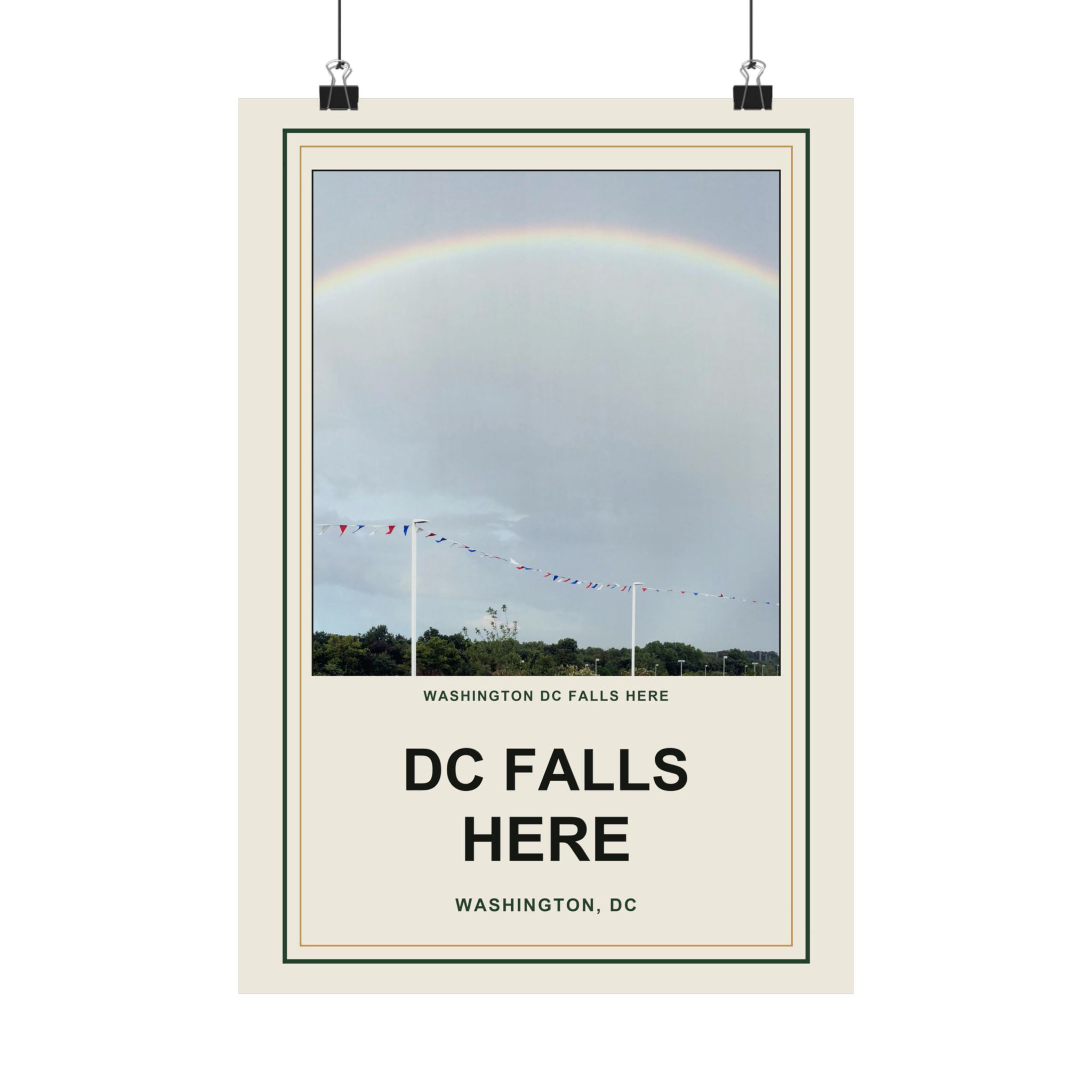 DC Falls Here Vintage Poster - Image 21