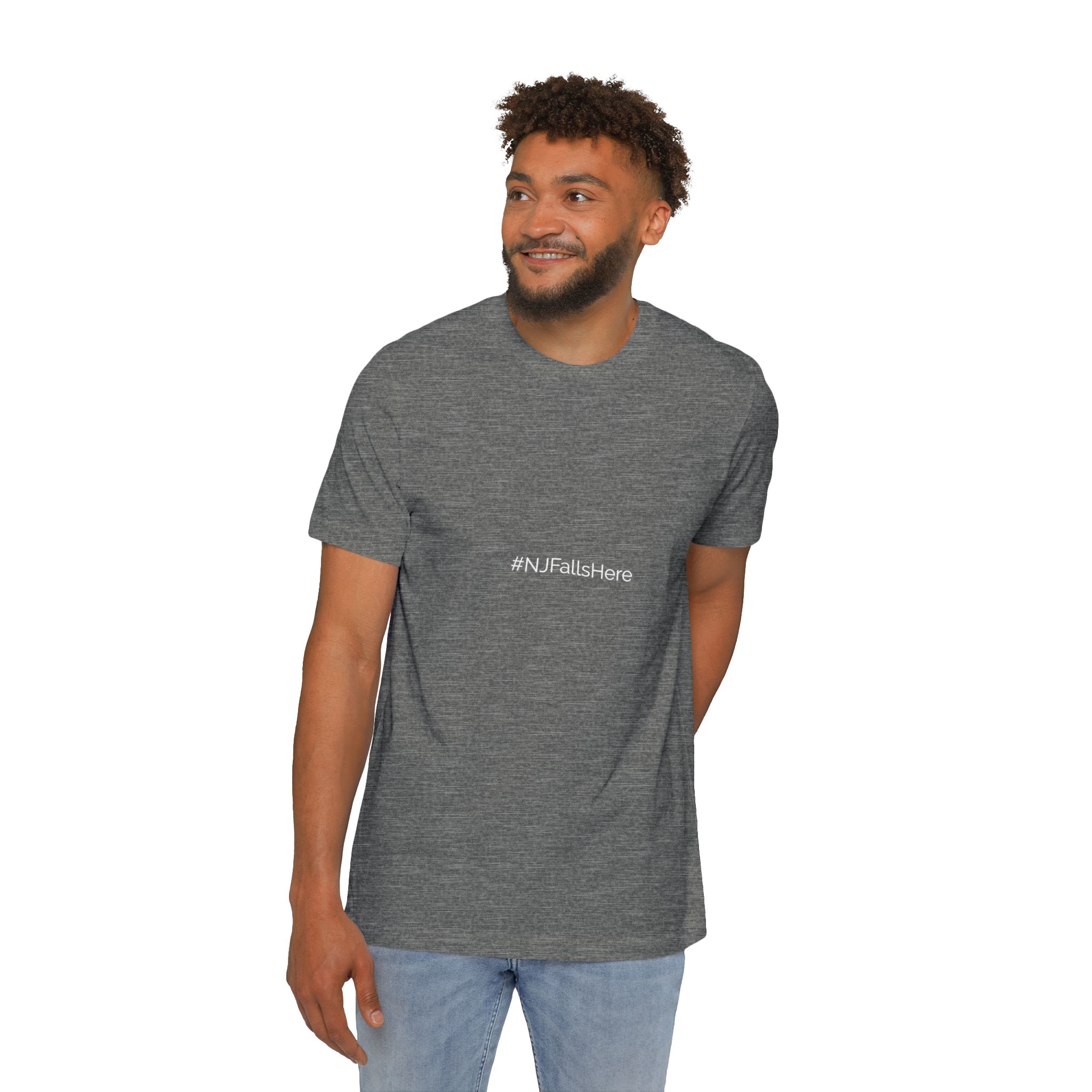 NJ Falls Here Essential T-Shirt - Image 3