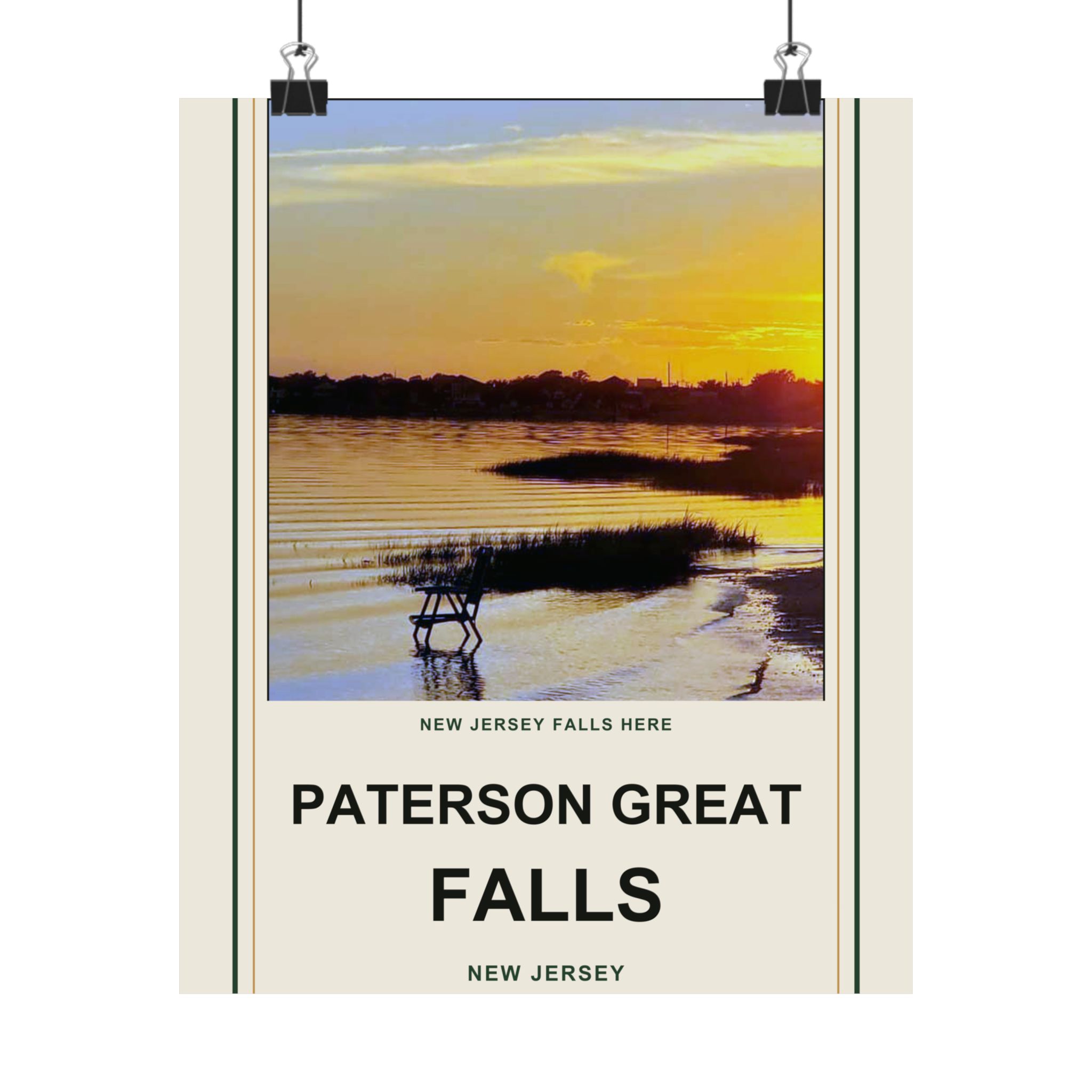 Paterson Great Falls Vintage Poster