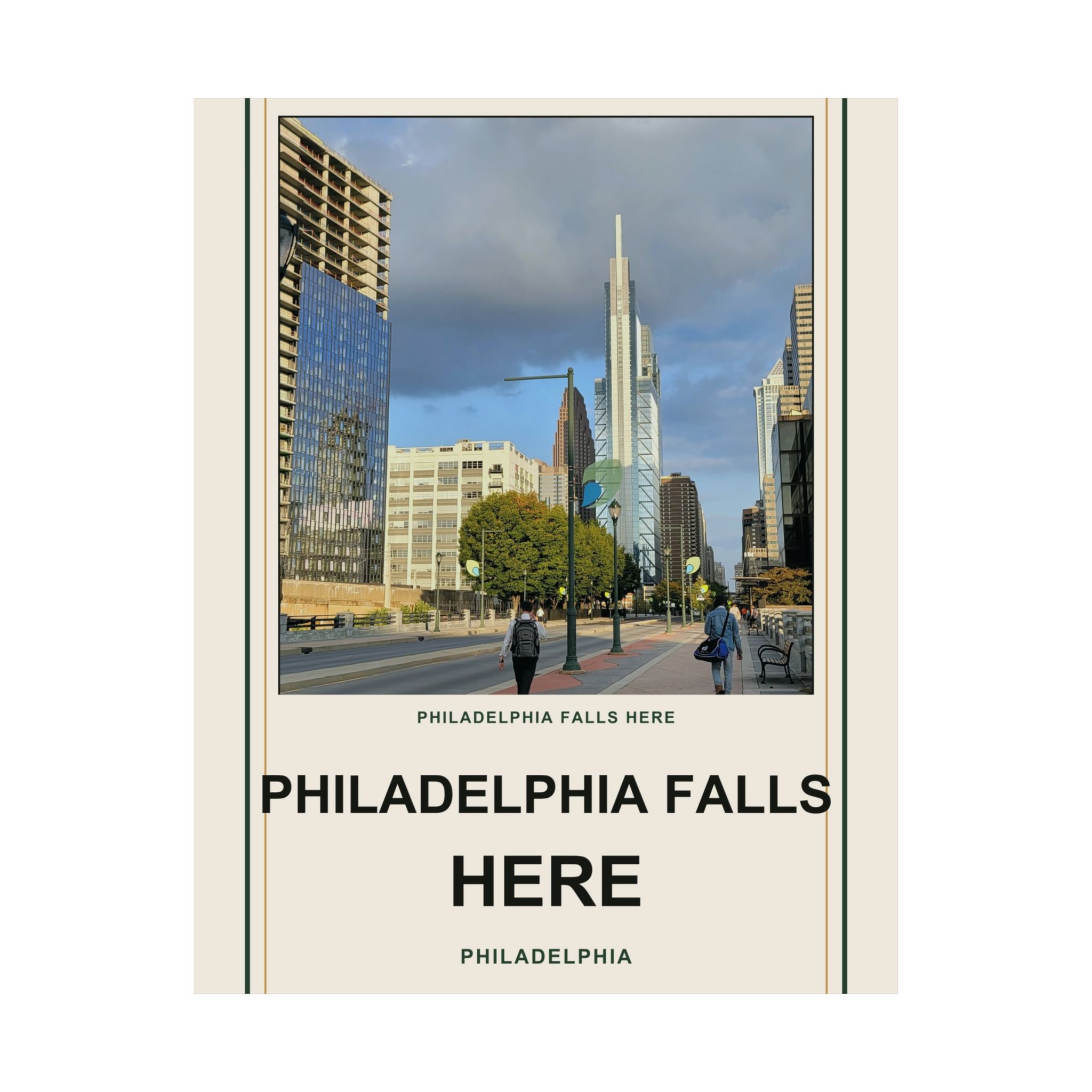 Philadelphia Falls Here Vintage Poster - Image 18