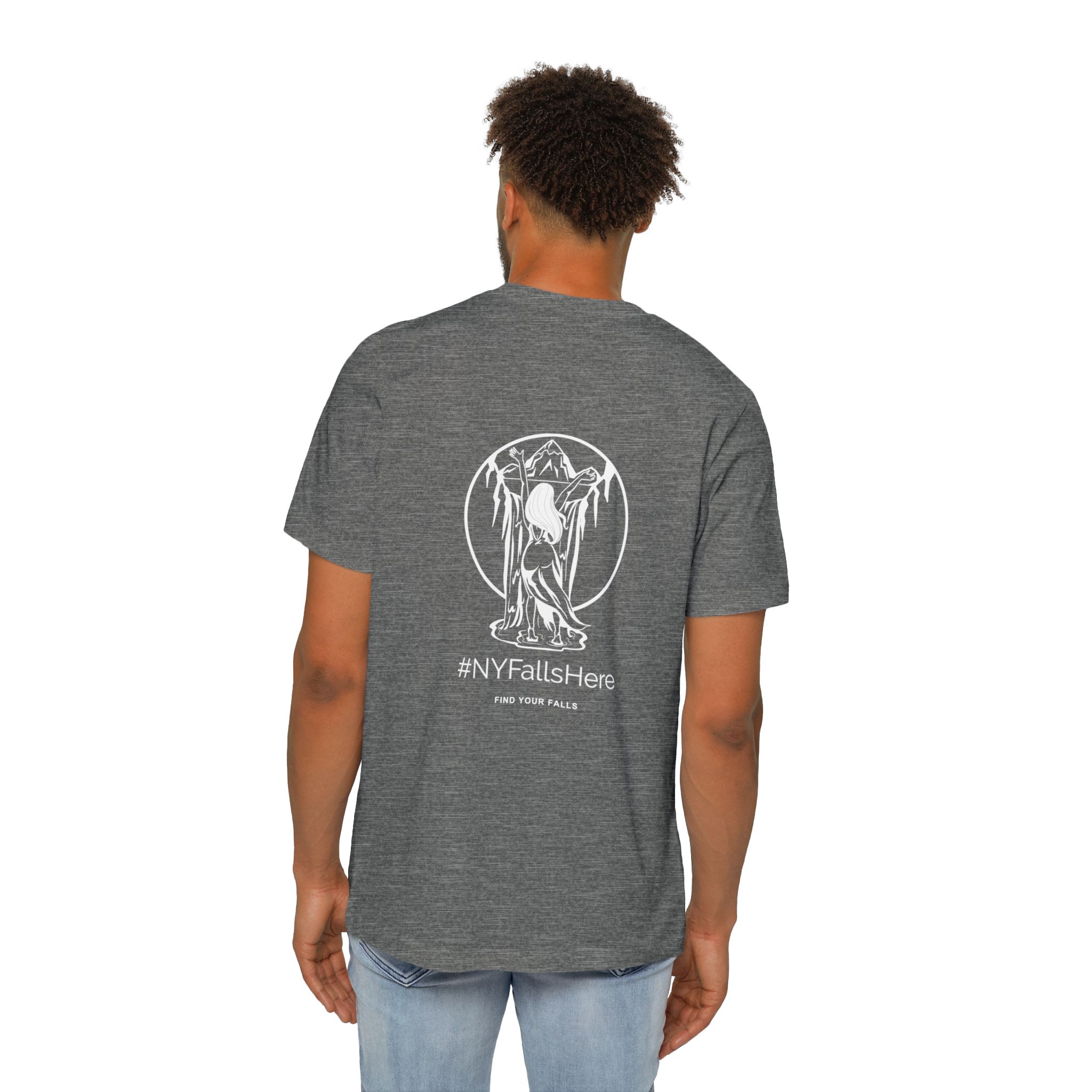 NY Falls Here Essential T-Shirt - Image 4