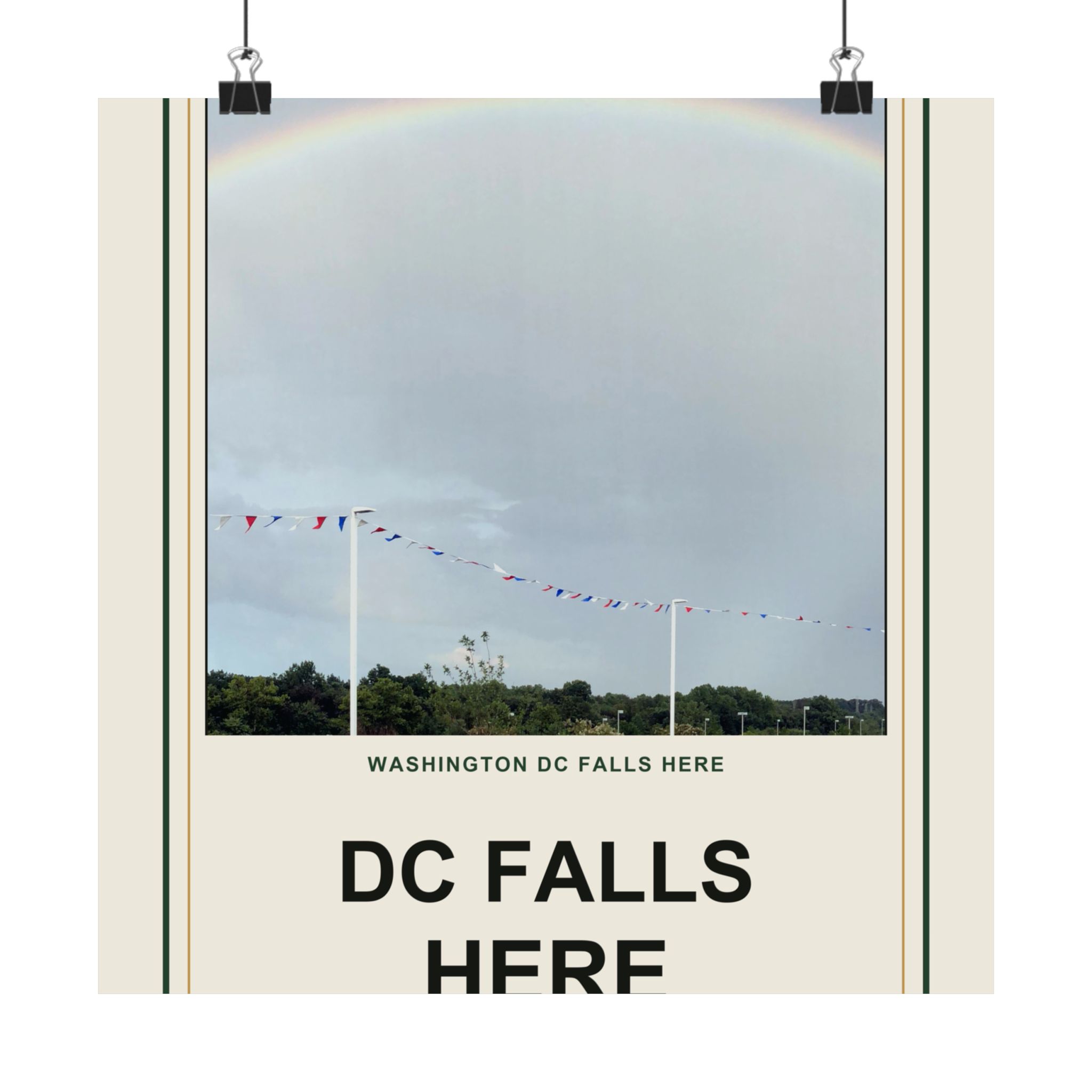DC Falls Here Vintage Poster - Image 85