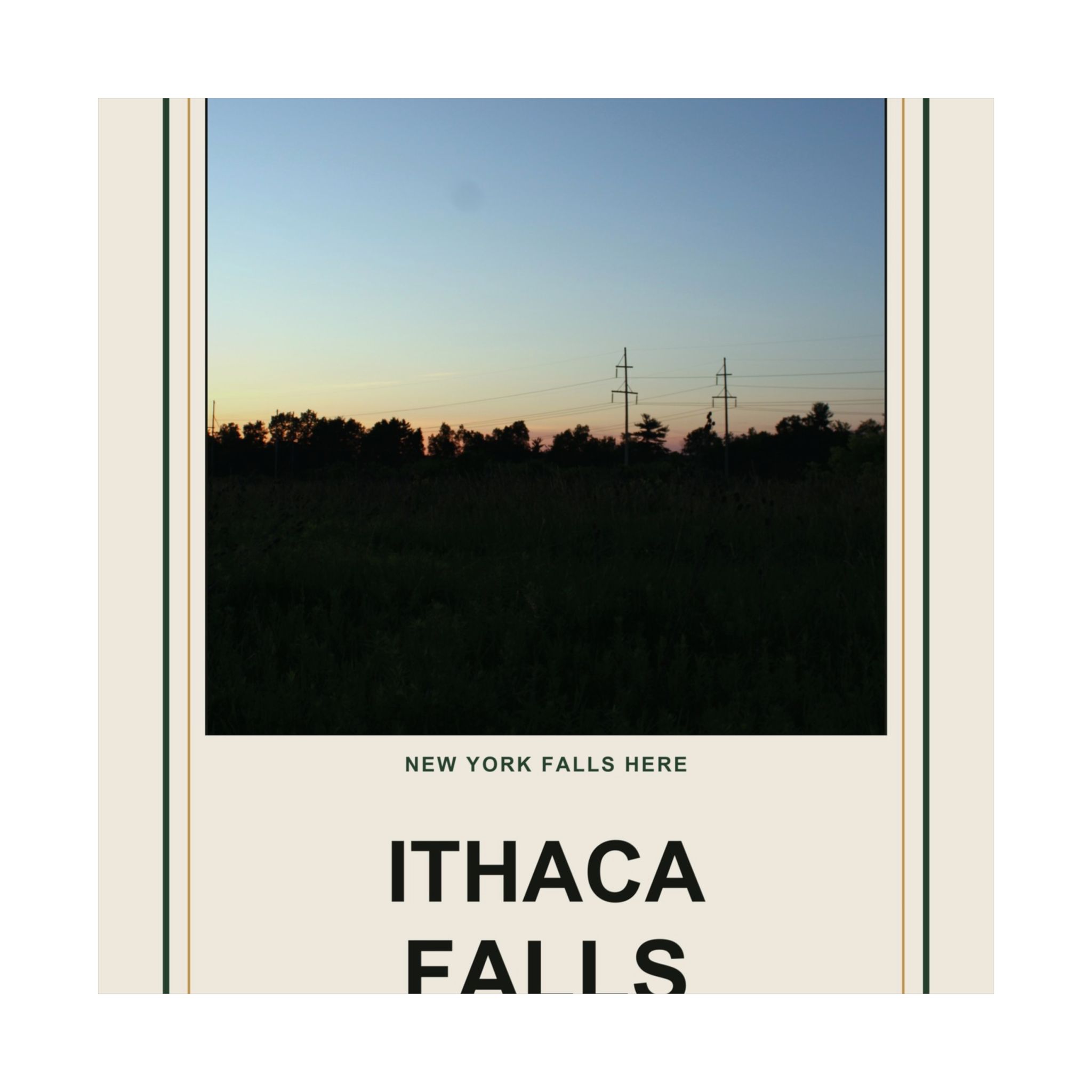 Ithaca Falls Vintage Poster - Image 90