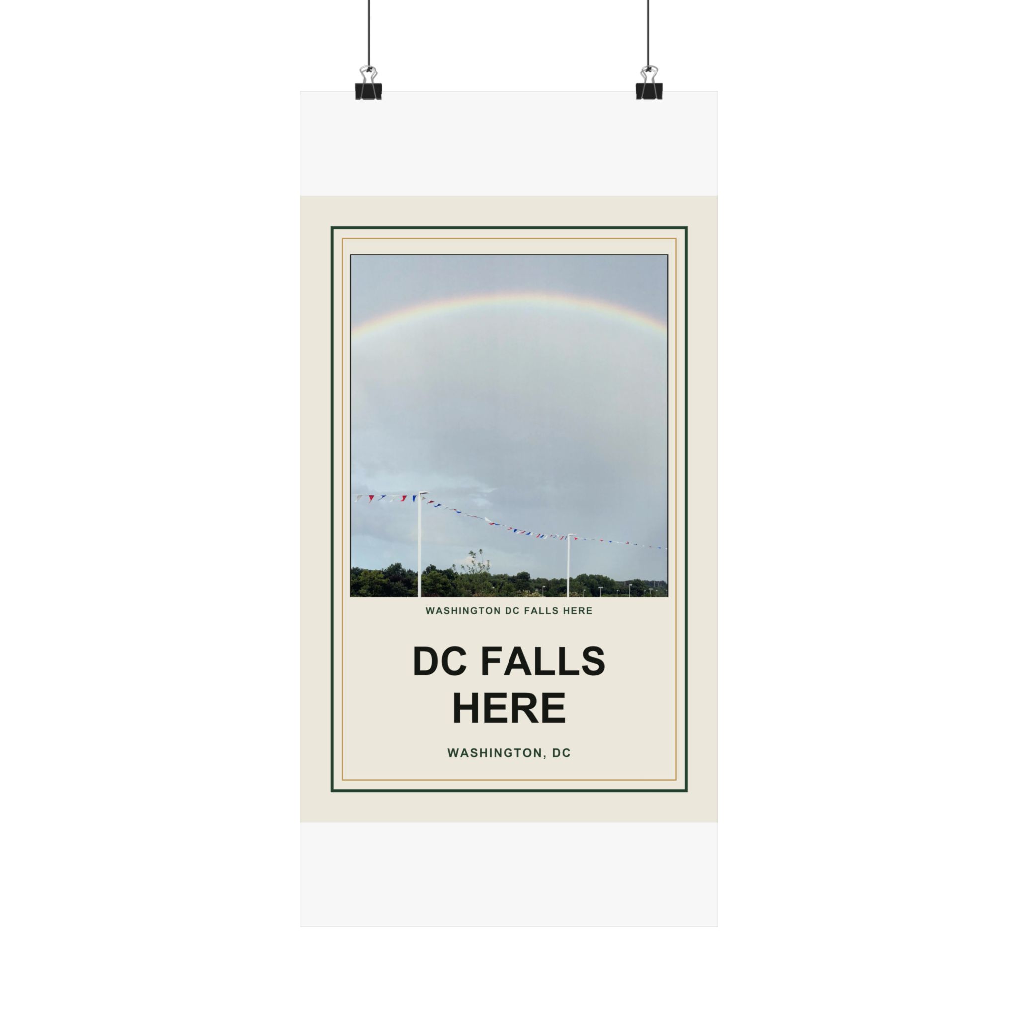 DC Falls Here Vintage Poster - Image 29