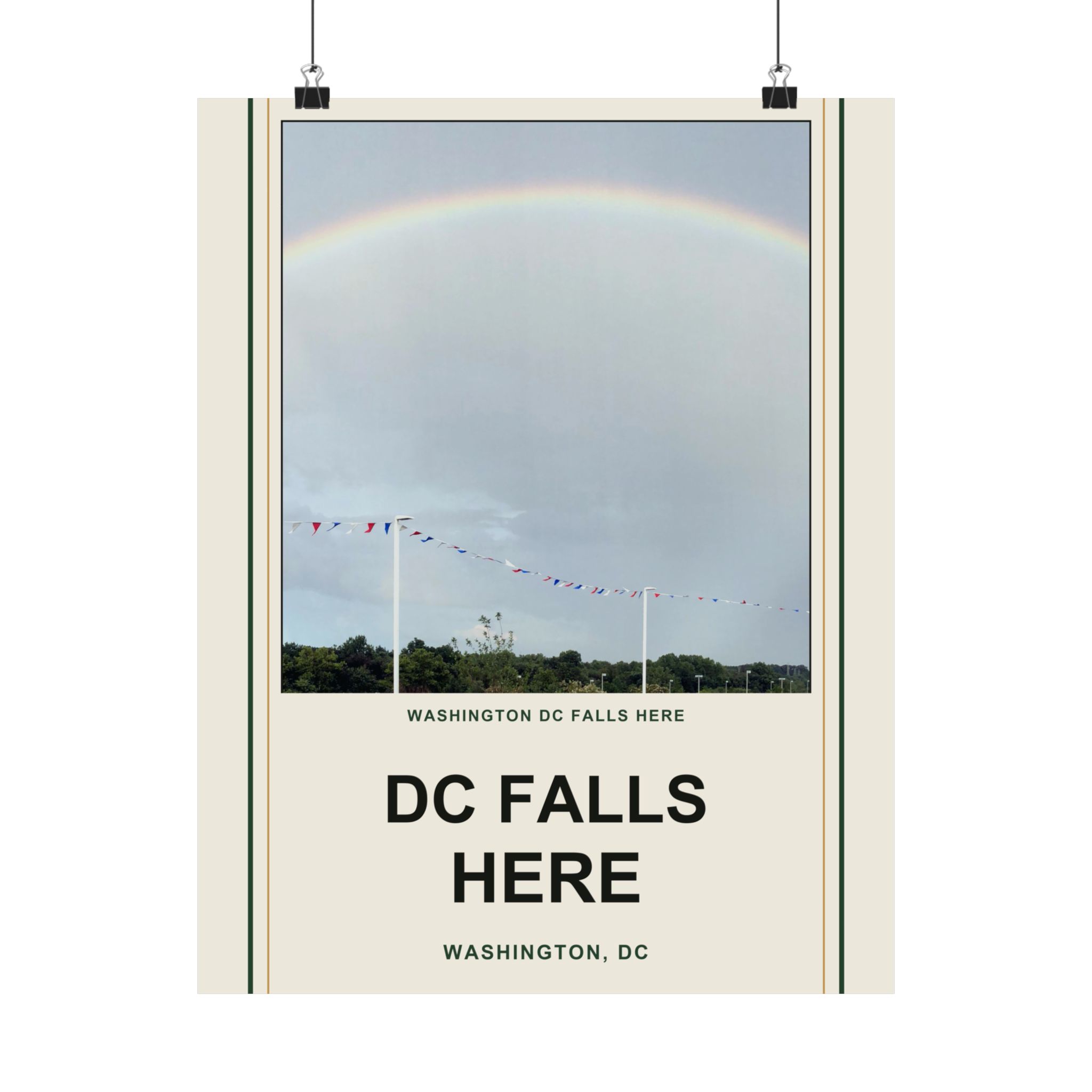 DC Falls Here Vintage Poster - Image 45