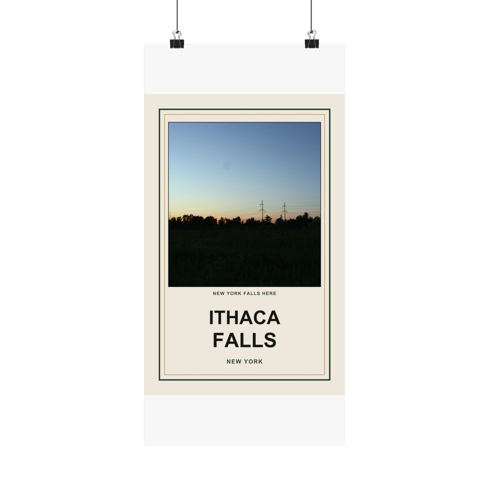Ithaca Falls Vintage Poster - Image 13