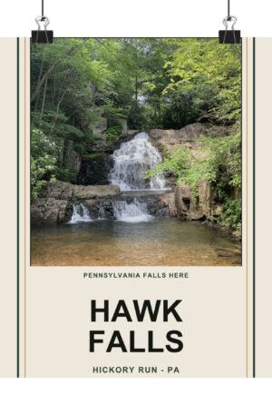 Hawk Falls Vintage Poster