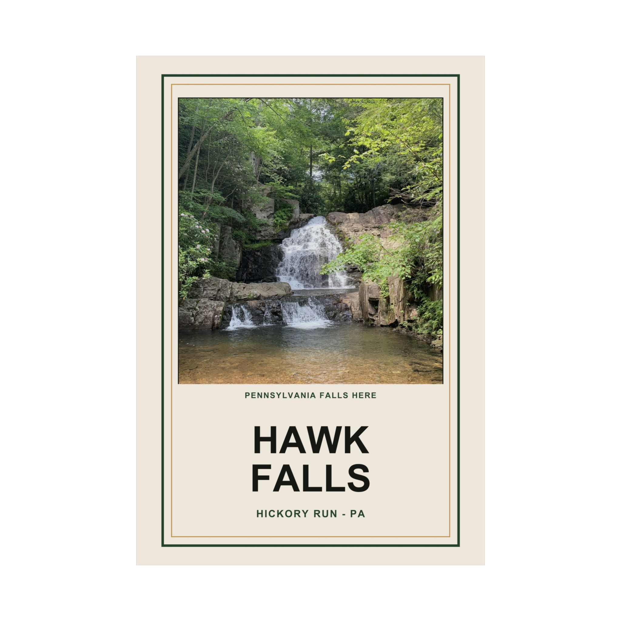 Hawk Falls Vintage Poster - Image 42
