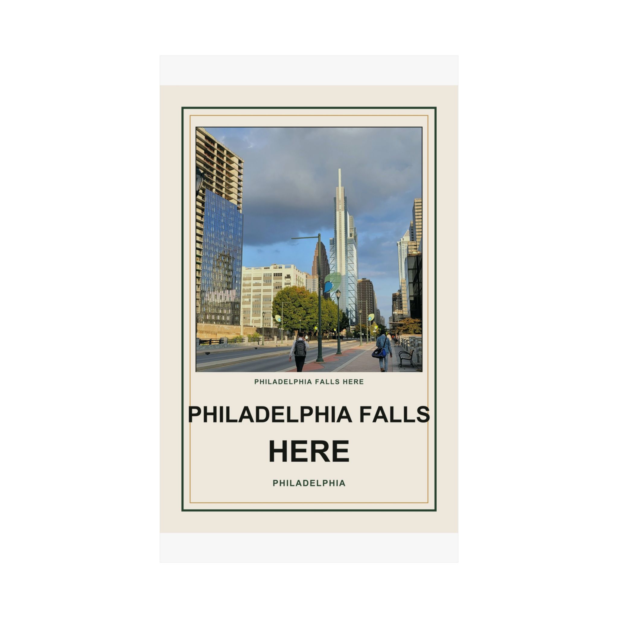 Philadelphia Falls Here Vintage Poster - Image 10