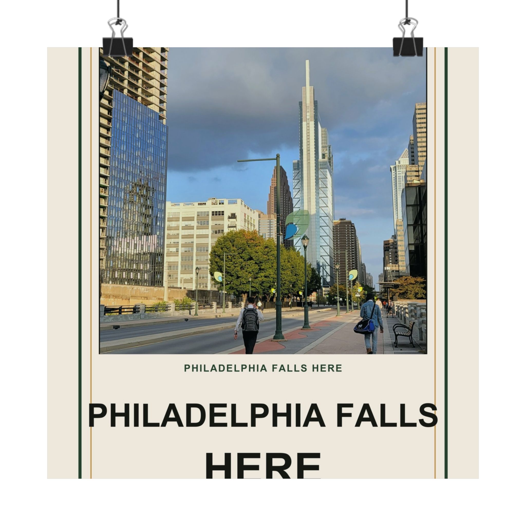 Philadelphia Falls Here Vintage Poster - Image 81