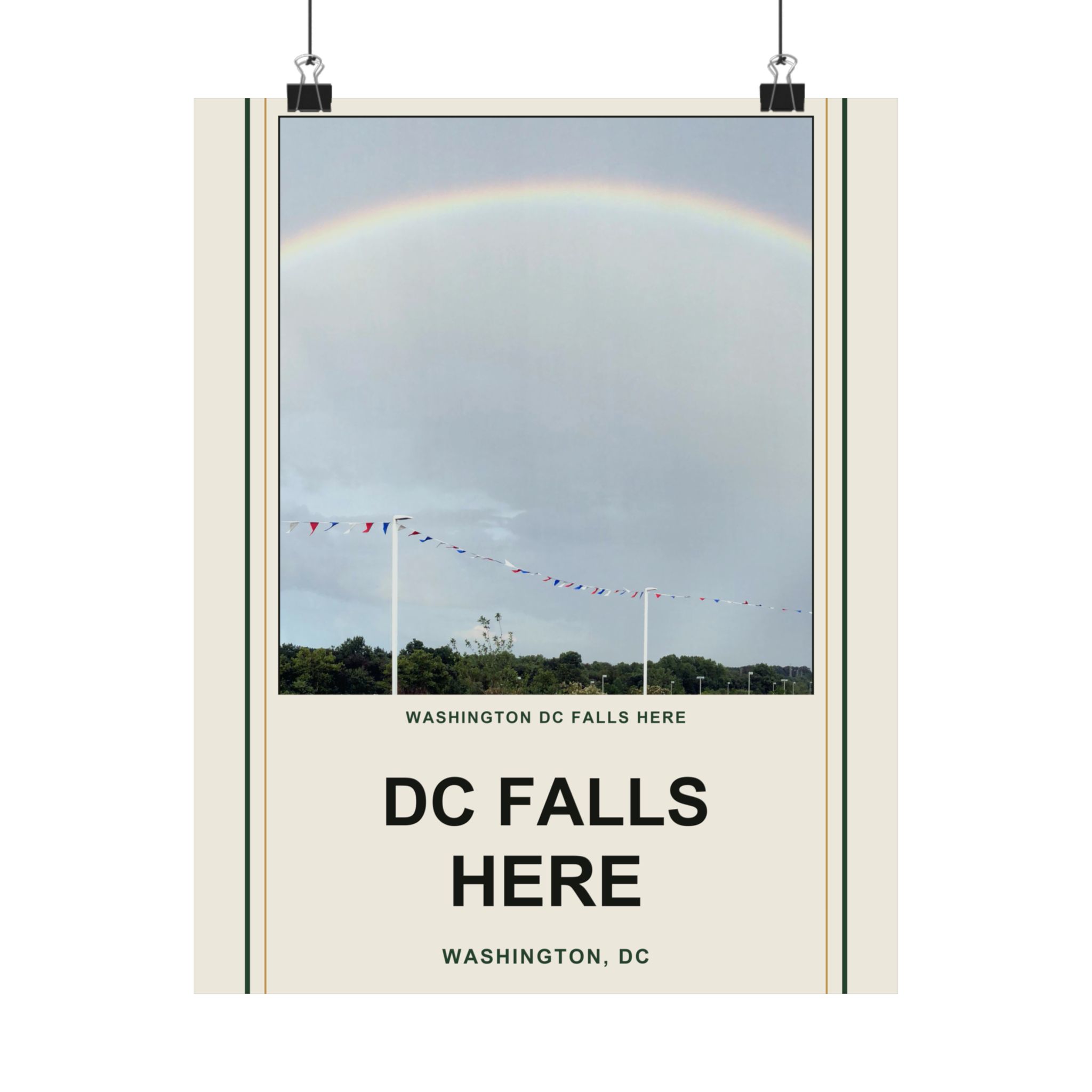 DC Falls Here Vintage Poster - Image 17