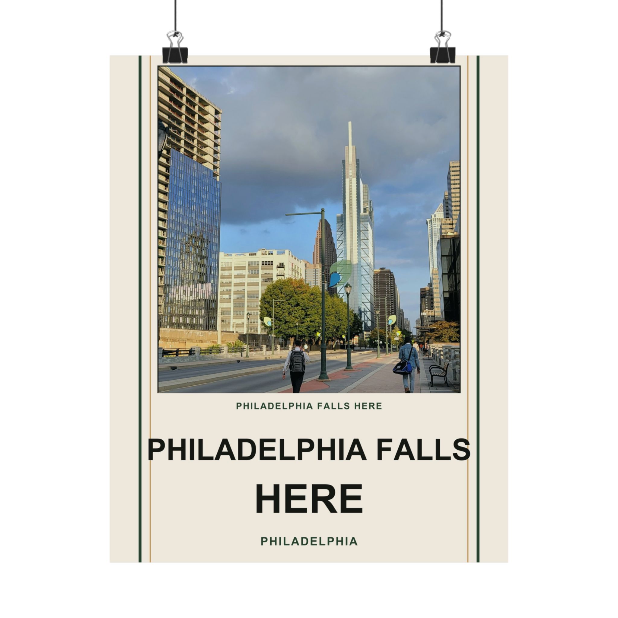 Philadelphia Falls Here Vintage Poster - Image 17