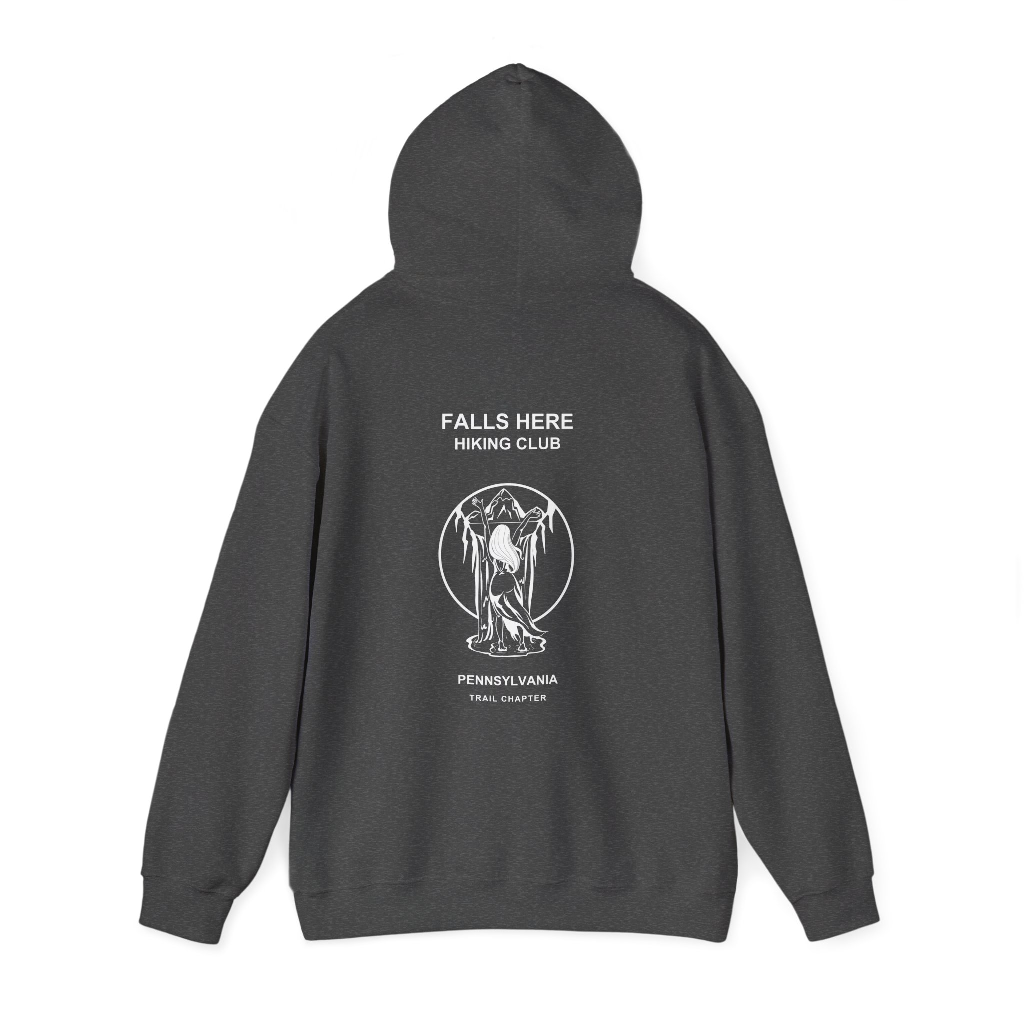 PA Falls Here Hiking Club Hoodie - Image 11