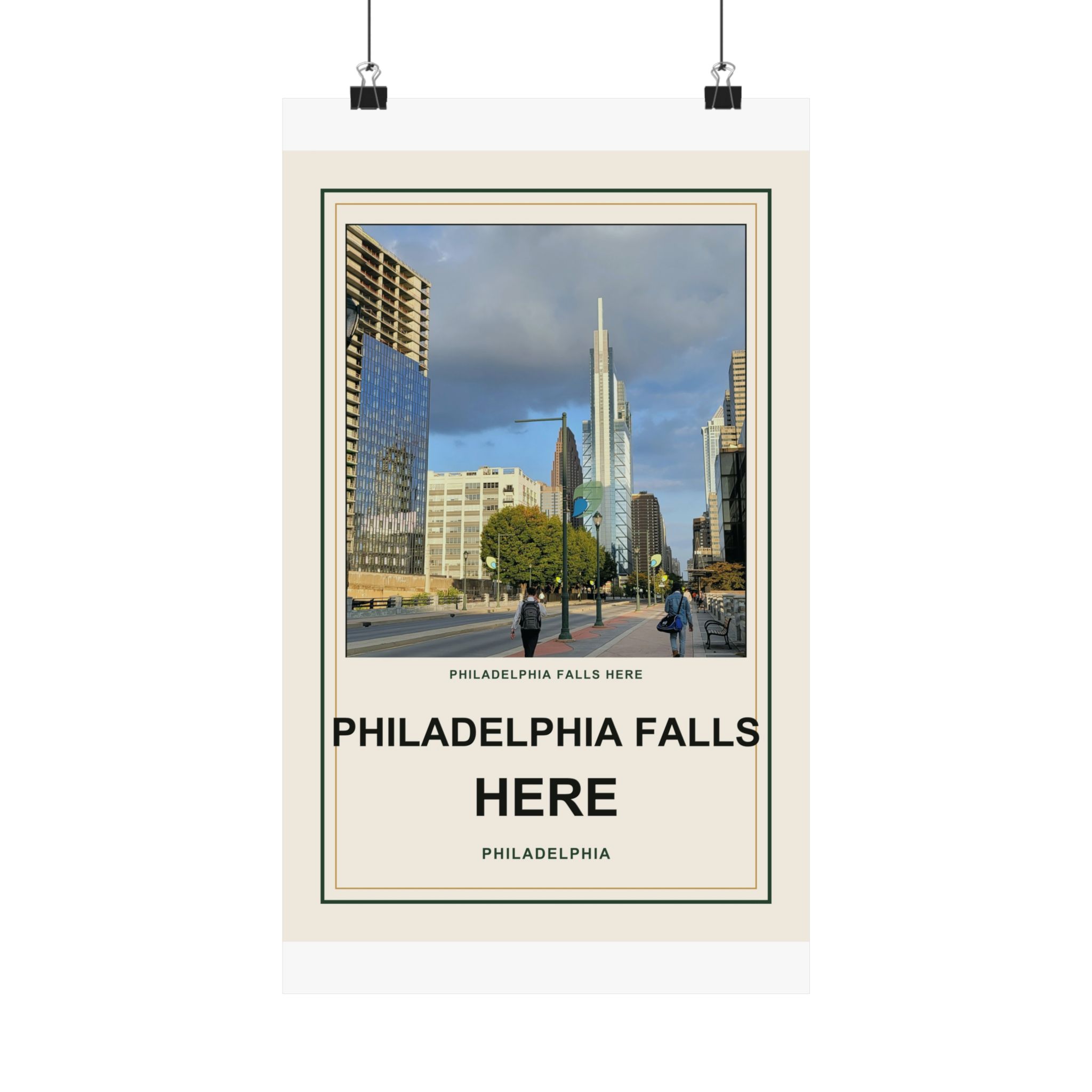 Philadelphia Falls Here Vintage Poster - Image 9