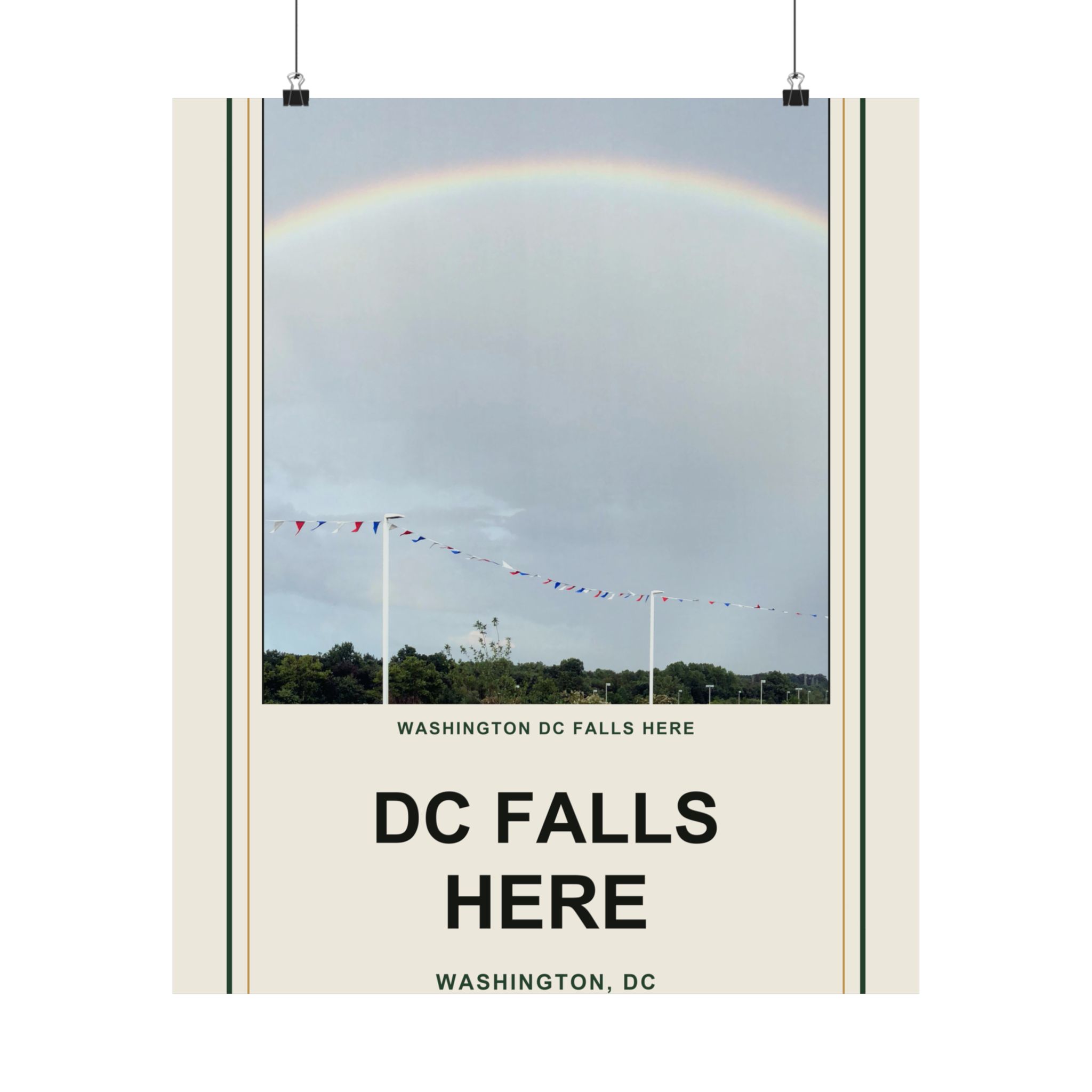 DC Falls Here Vintage Poster - Image 65