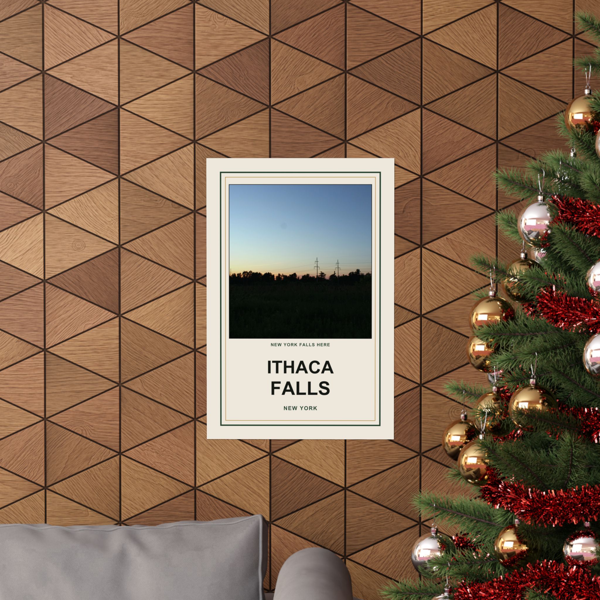 Ithaca Falls Vintage Poster - Image 60