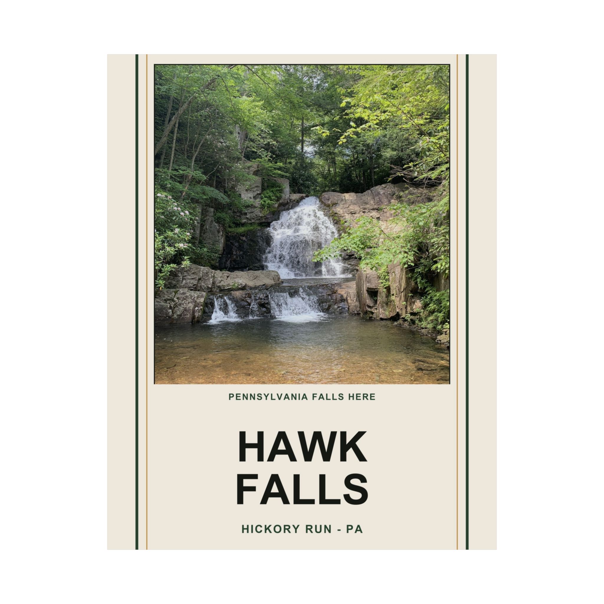 Hawk Falls Vintage Poster - Image 18