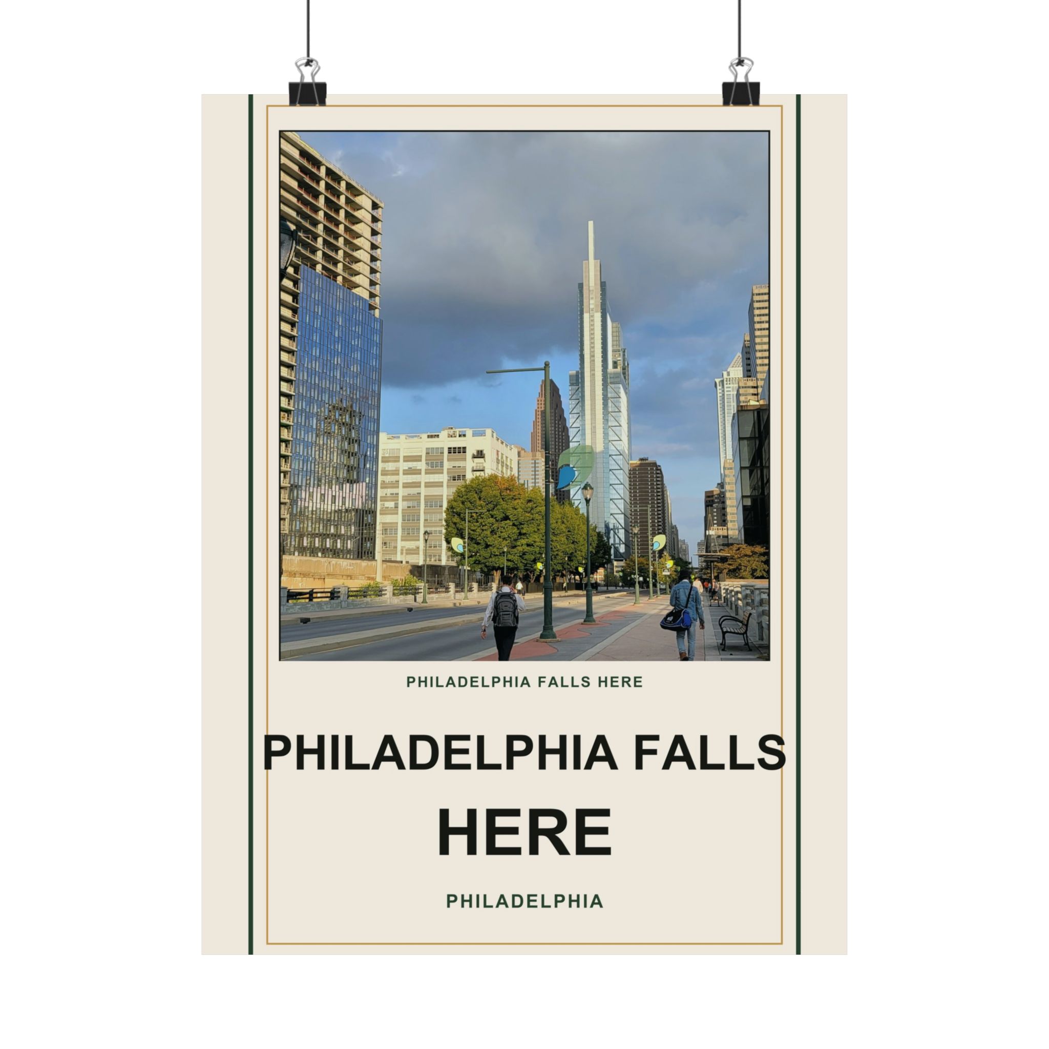 Philadelphia Falls Here Vintage Poster - Image 33