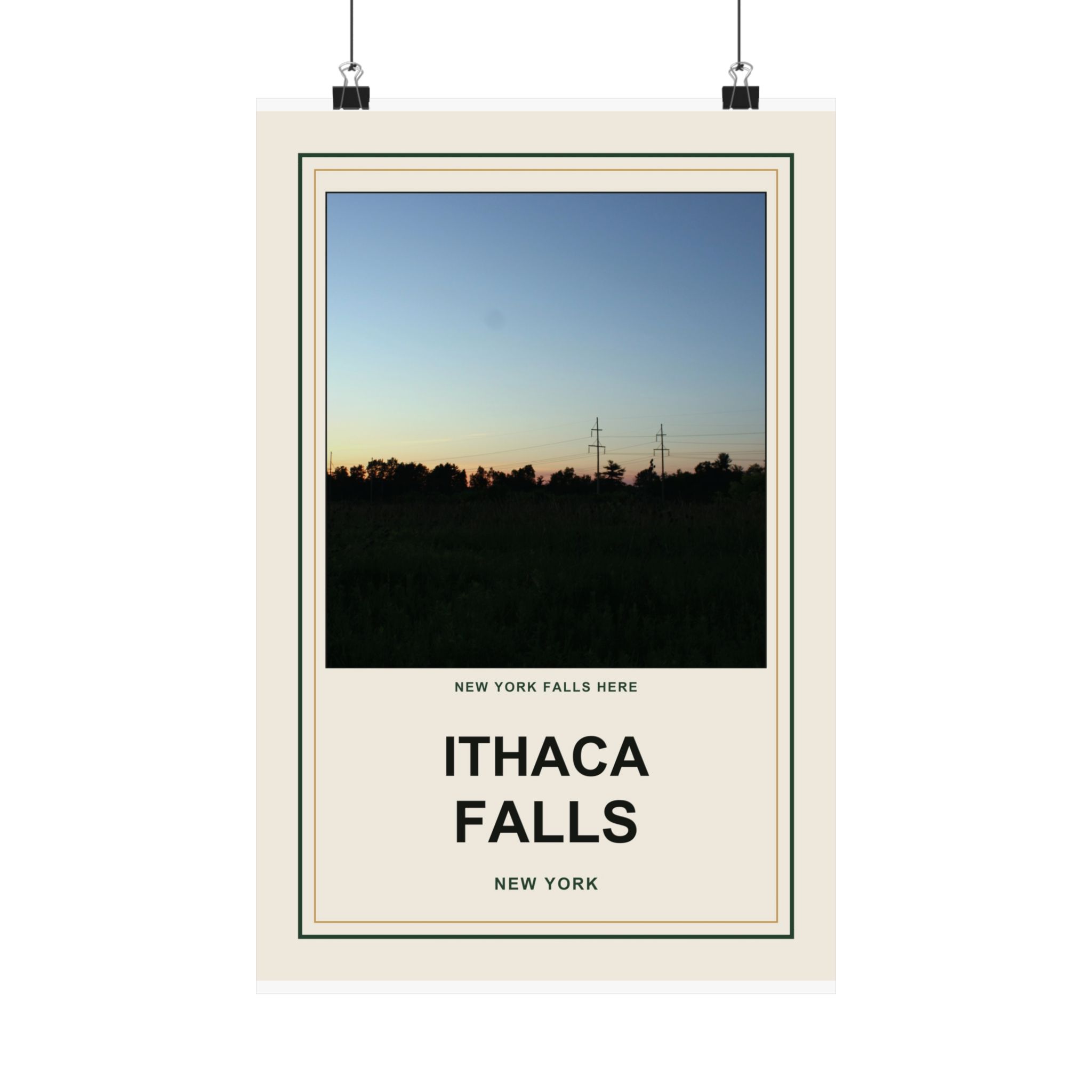 Ithaca Falls Vintage Poster - Image 25