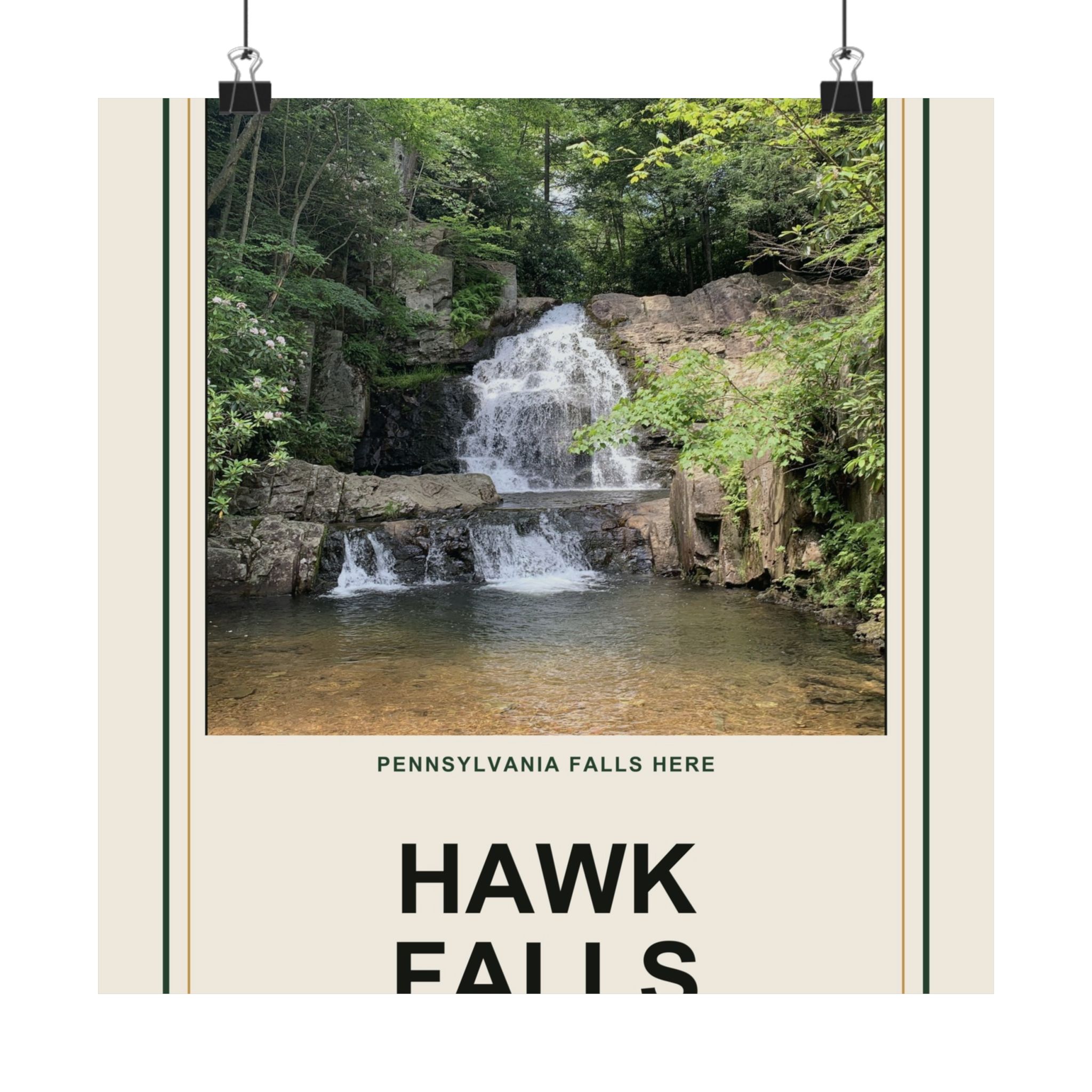 Hawk Falls Vintage Poster - Image 85