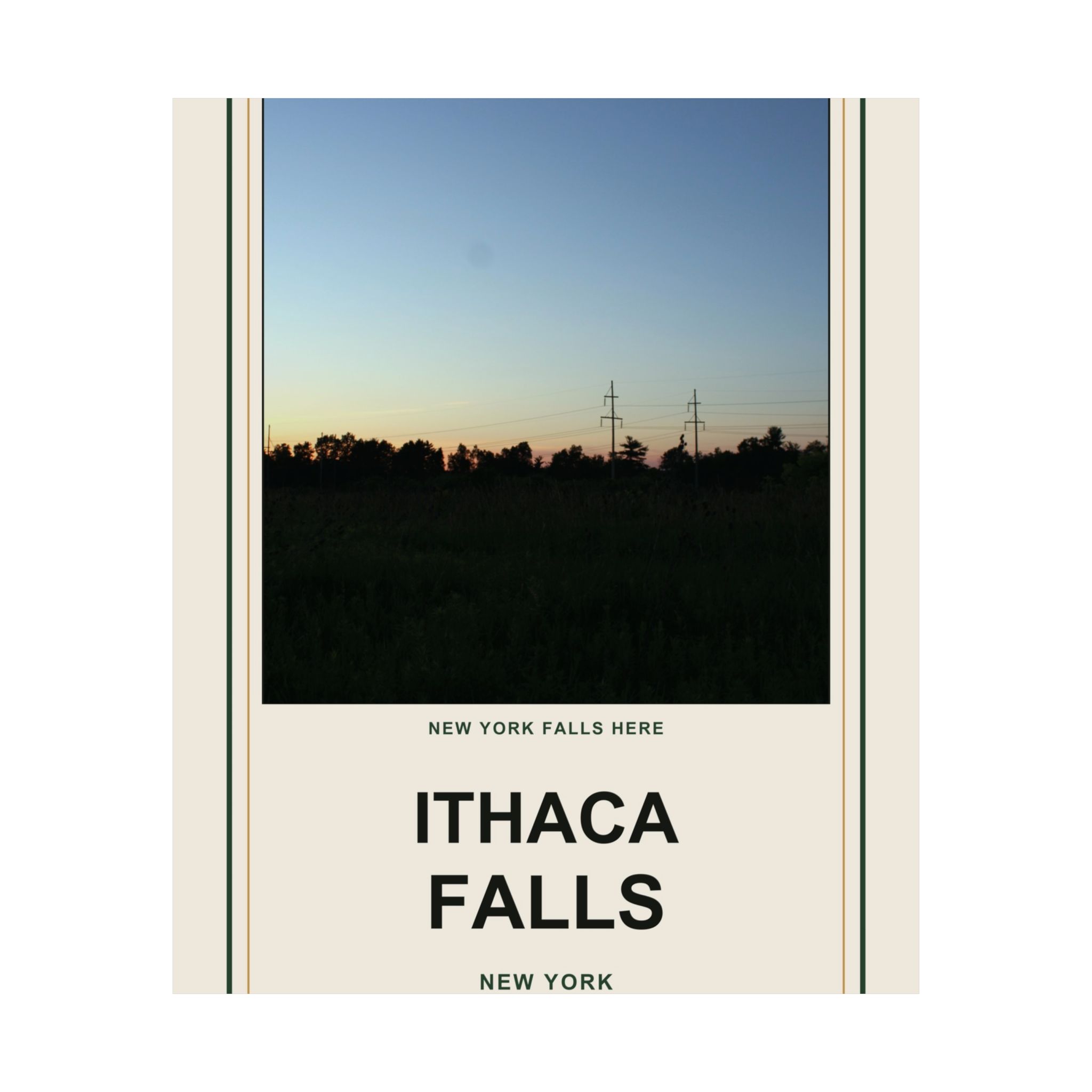 Ithaca Falls Vintage Poster - Image 66